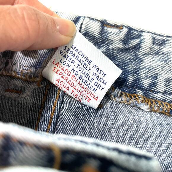 Vintage Golden Star USA Womens Skinny Jeans 11/12 Acid Wash Western Cowgirl - Picture 13 of 14